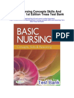 Basic Nursing Concepts Skills and Reasoning 1st Edition Treas Test Bank