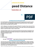 02 Time Speed Distance by Udit Sir