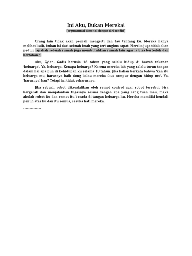 Ini Aku | PDF