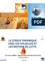 Stress Thermique Chez La Volaille Gestion Et Moyen de Lutte Medivet 18-06-2020