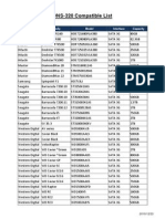 DNS 320 Compatibility List