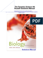 Biology The Dynamic Science 4th Edition Russell Solutions Manual