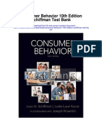 Consumer Behavior 10th Edition Schiffman Test Bank