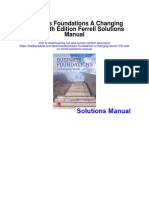 Business Foundations A Changing World 11th Edition Ferrell Solutions Manual
