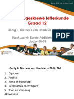 Gedig 6 Die Heks Van Hexrivier - AEAT - GR 12 - 2023