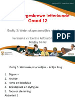 Gedig 3 Wetenskapmannetjies - AEAT - GR 12 - 2023