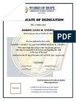 Osorio-child Decication Cert