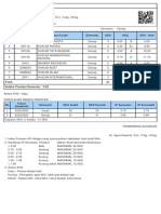 No Kode Mata Kuliah Mata Kuliah Semester SKS Nilai SKS Nilai