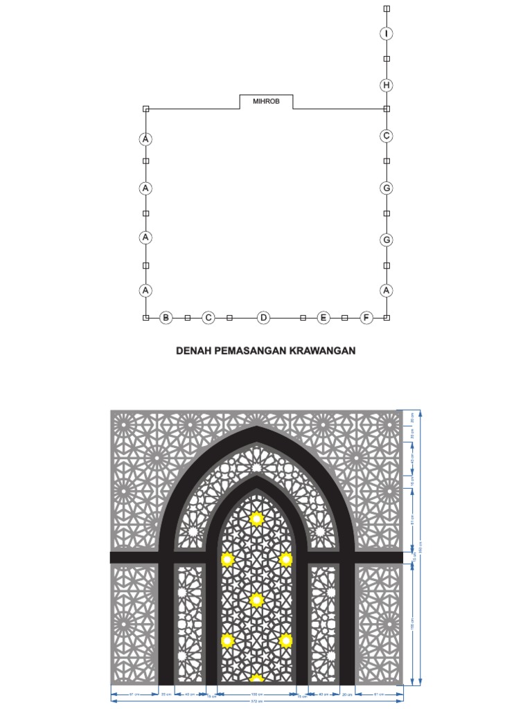 Denah dan Detail Krawangan | PDF