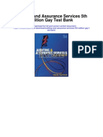 Auditing and Assurance Services 5th Edition Gay Test Bank