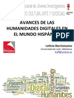 Presentación Humanidades Digitales