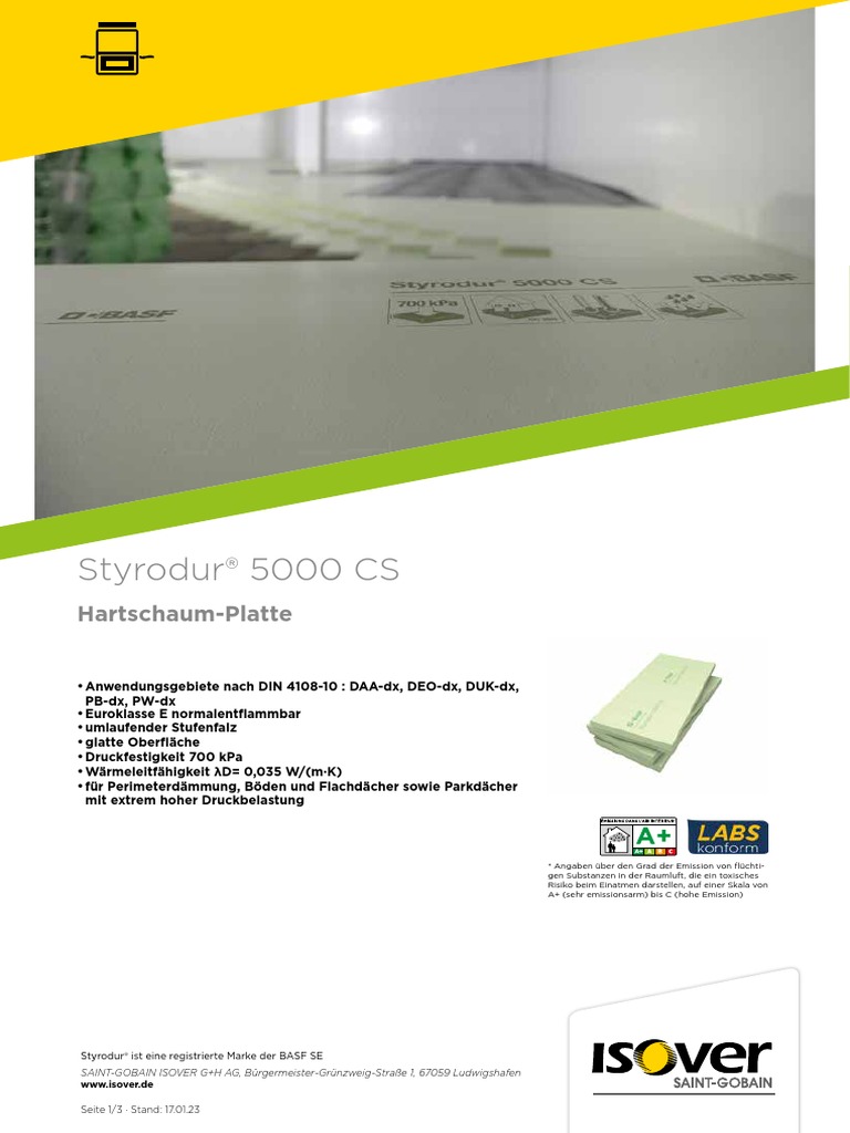 Styrodur 5000 CS | PDF