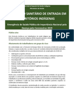 Protocolo Sanitario de Entrada em Territorios Indigenas 13.08