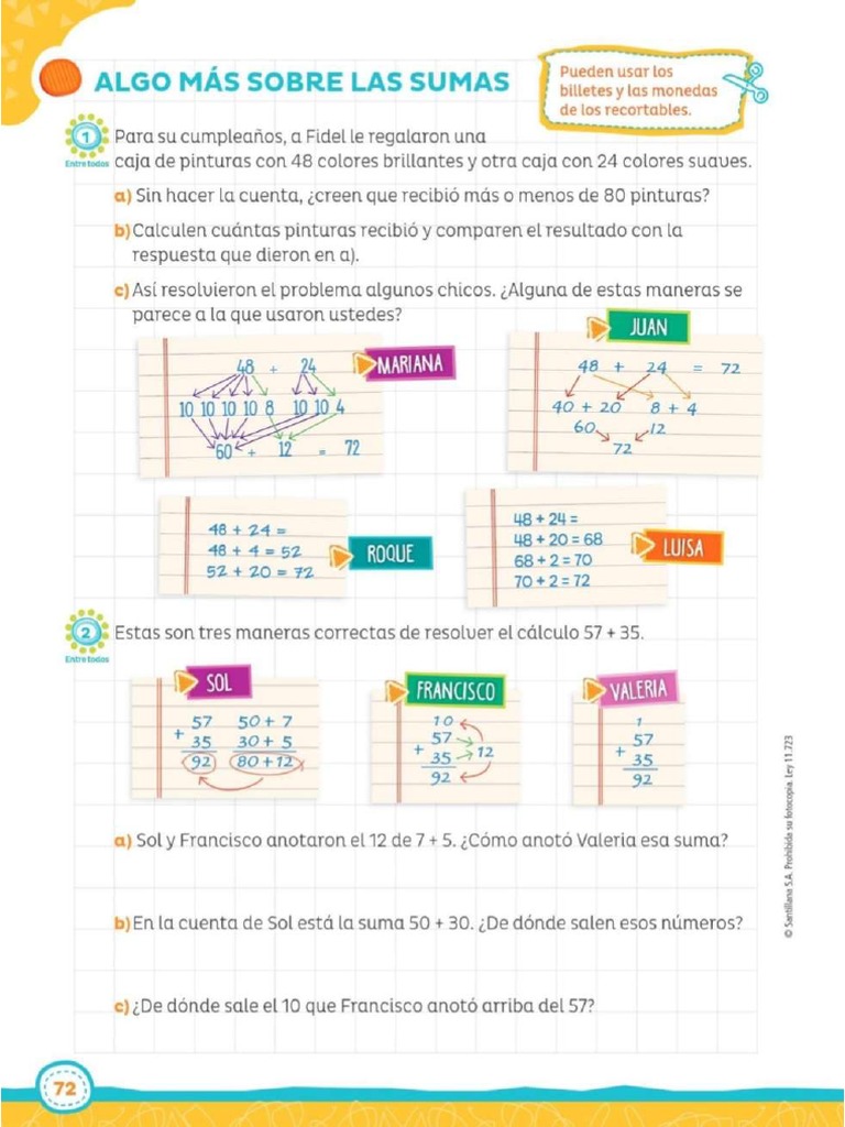 Actividades para 2B | PDF