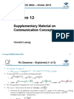 Lecture 13 ECE265A - Supplementary