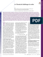 Powering The Planet: Chemical Challenges in Solar Energy Utilization