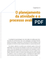 6 - O Planejamento Da Atividade e o Processo Avaliativo