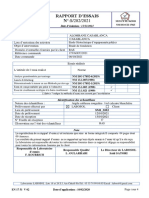 Rapport D'essais Equipement E72