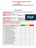 LISTA DE COTEJO SEXTO A 06 de Septiembre