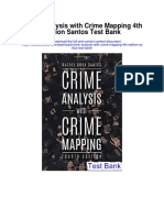 Crime Analysis With Crime Mapping 4th Edition Santos Test Bank