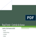 Royal Forest Controle de Acesso