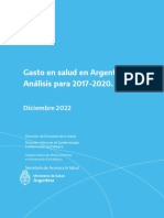 Informe Gasto en Salud 2017 2020 Ss