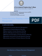 Human Resource Planning in Human Resource Management