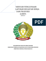 BUKU PANDUAN Laporan Kegiatan Kerja Produksi LKKP v1