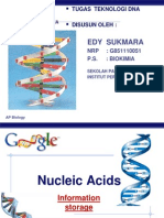 Edy Sukmara: Tugas Teknologi Dna