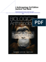 Biological Anthropology 3rd Edition Stanford Test Bank