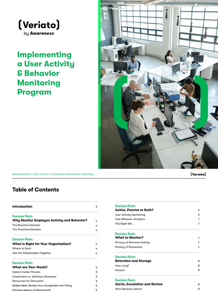 User Activity Monitoring Implementation Guide | PDF | Privacy | Analytics