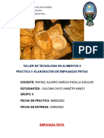 Informe 9 - Elaboracion de Empanadas Fritas