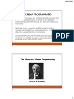 LECTURE 02 Formulating An LP Model