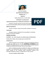 Modulo I de Formacion Ciudadana I - 2023
