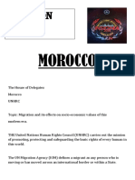 MUN Position Paper Morocco 2022-23