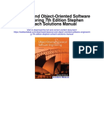 Classical and Object Oriented Software Engineering 7th Edition Stephen Schach Solutions Manual