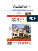 California Real Estate Practice 2nd Edition Herd Test Bank
