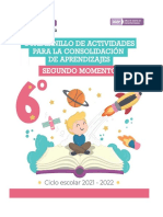 2T 6° Cuadernillo de Actividades para La Consolidación de Aprendizajes