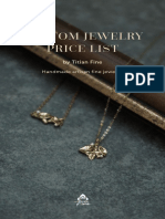 TF Custom Jewelry Pricelist