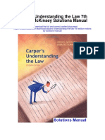 Carpers Understanding The Law 7th Edition Mckinsey Solutions Manual