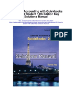 Computer Accounting With Quickbooks 2012 and Student 14th Edition Kay Solutions Manual