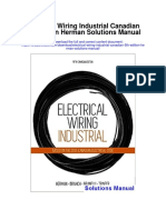 Electrical Wiring Industrial Canadian 5th Edition Herman Solutions Manual