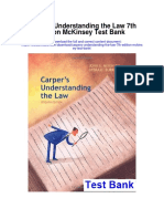 Carpers Understanding The Law 7th Edition Mckinsey Test Bank