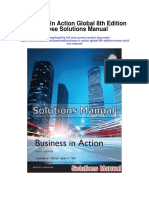 Business in Action Global 8th Edition Bovee Solutions Manual