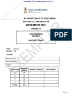 Gr11 Accounting P1 (ENG) NOV Answer Book