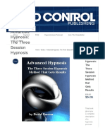 Advanced Hypnosis - The Three Session Hypnosis Method That Gets Results - Mind Control Publishing
