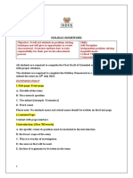 Grade 12 Holiday HW