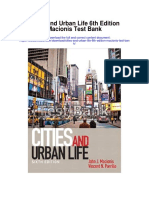 Cities and Urban Life 6th Edition Macionis Test Bank
