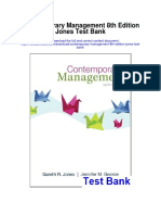 Contemporary Management 8th Edition Jones Test Bank