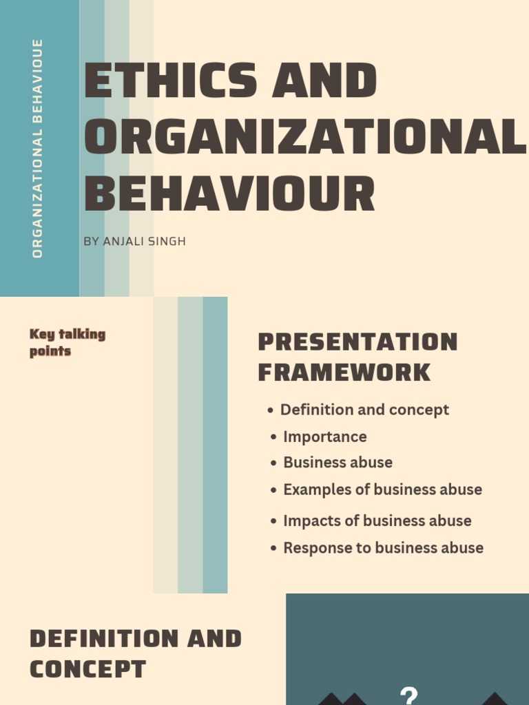 Ethics in Organizational Behavior | PDF | Employment | Business Ethics
